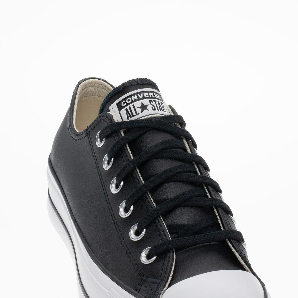 Topánky Converse Chuck Taylor All Star Lift Platform Leather 561681C- čierne