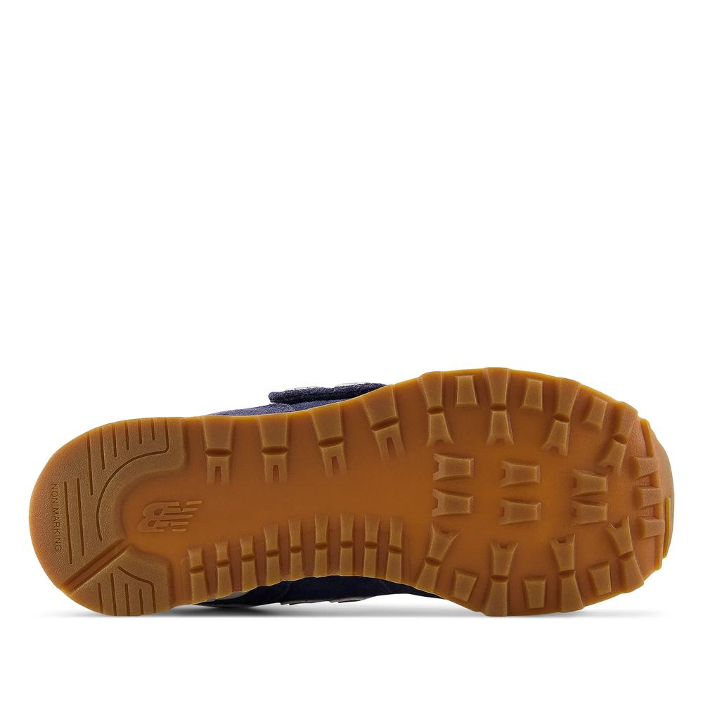 Detské topánky New Balance PV574CU1 - tmavomodré