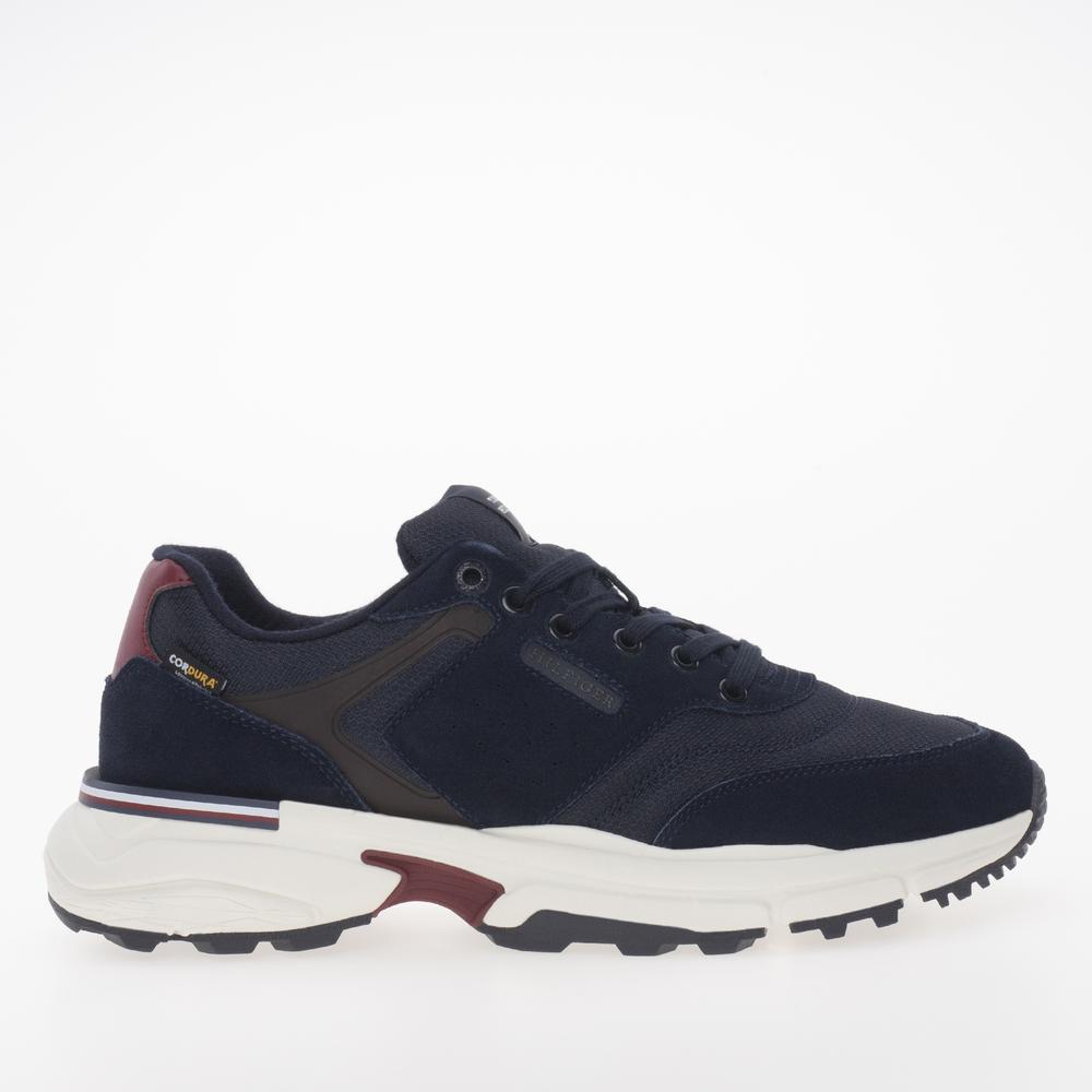 Topánky Tommy Hilfiger Runner Cordura Mix FM0FM05221-DW5 - tmavomodré