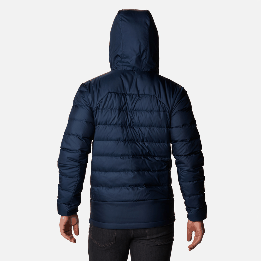 Bunda Columbia Autumn Park Down Hooded 1930241464 - tmavomodré