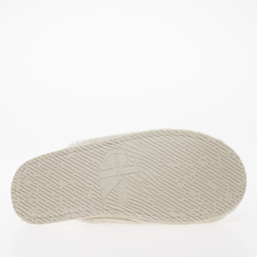 Topánky Calvin Klein Hotel Slipper Fur After Glow YW0YW01593-ACF - biele