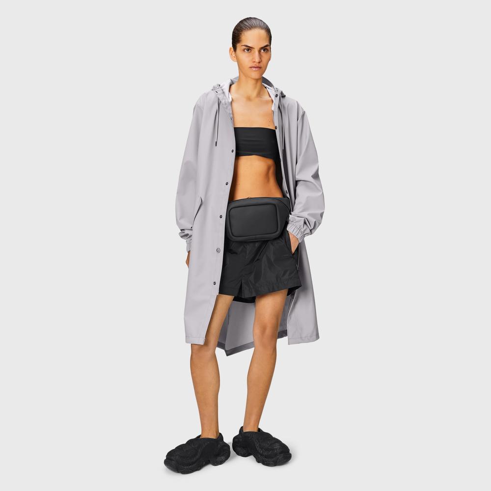 Bunda Rains Fishtail Parka W3 18140-11 - šedý