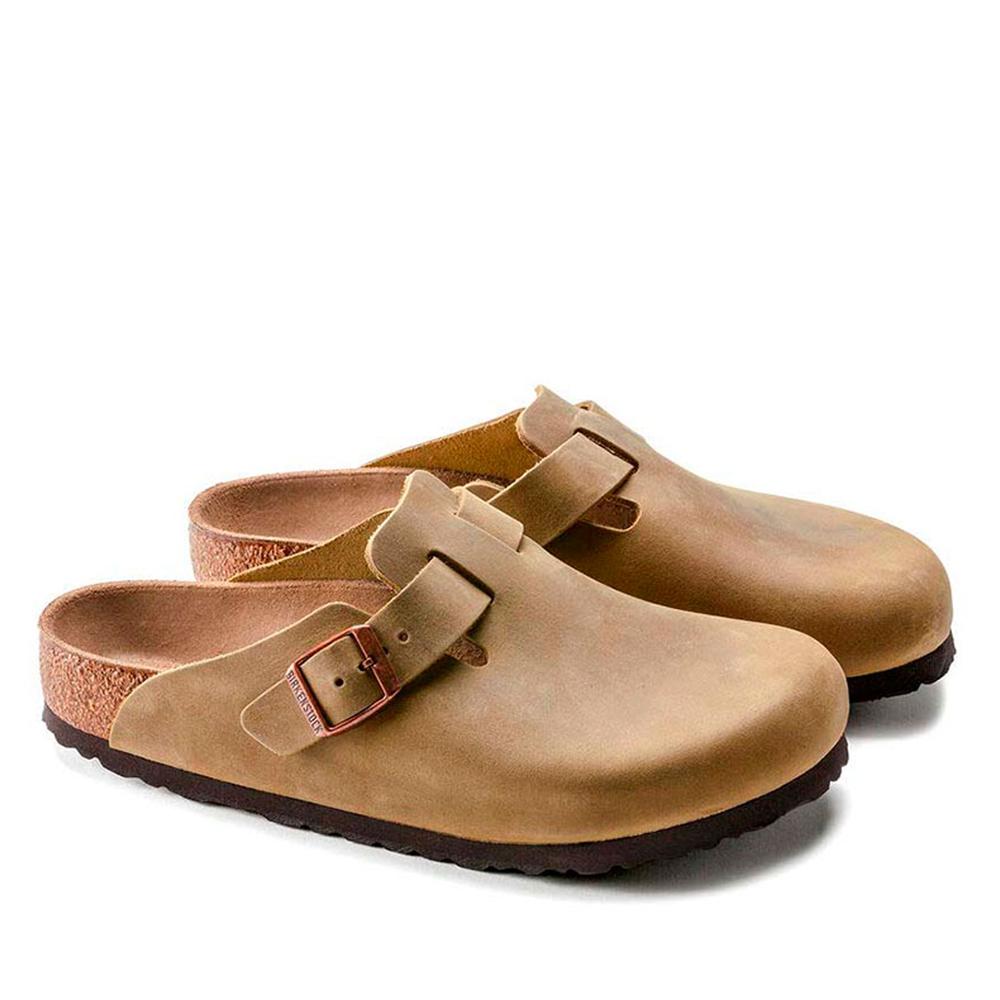 Klapky pánske Birkenstock Boston 960811 - hnedé