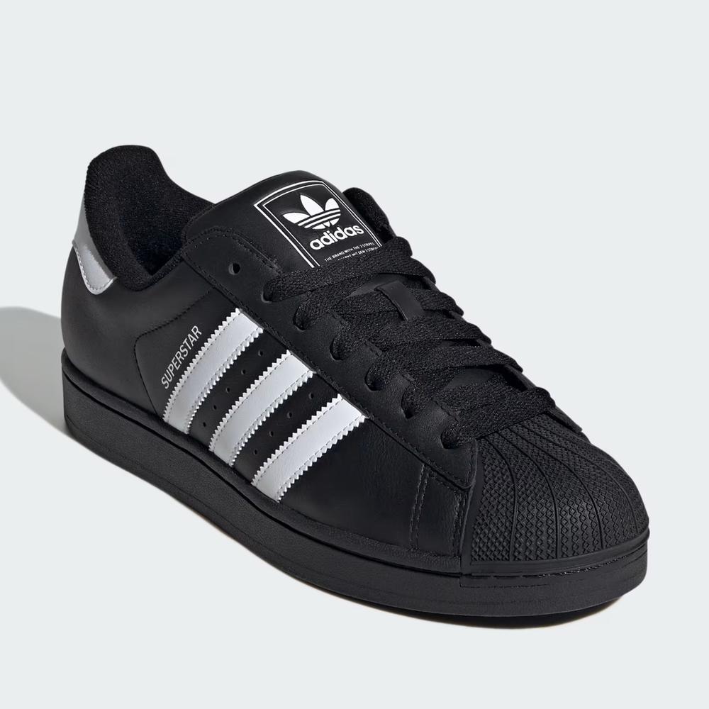 Unisex topánky adidas Originals Superstar II JI0079 - čierne