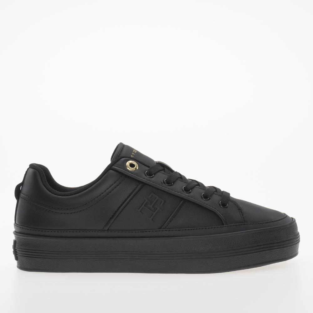 Topánky Tommy Hilfiger Essential Vulc Sneaker Monogram FW0FW07945-BDS - čierne