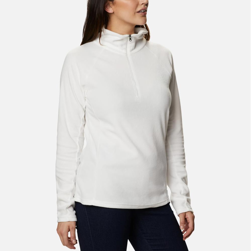 Dámska mikina Columbia Glacial IV 1/2 Zip 1802201125 - biele