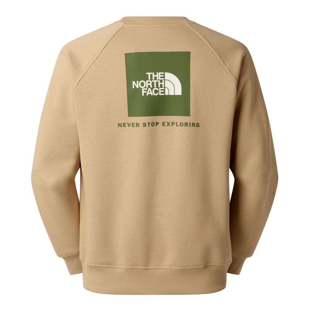 Mužský blúza The North Face Raglan Box NS Crew 0A89FALK51 - béžové