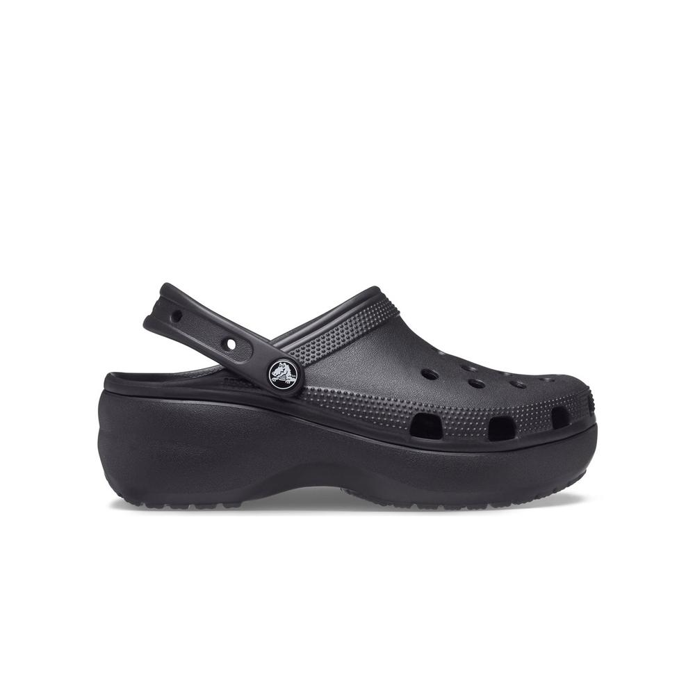 Klapky dámske Crocs Classic Platform Clog 206750-001 - čierne