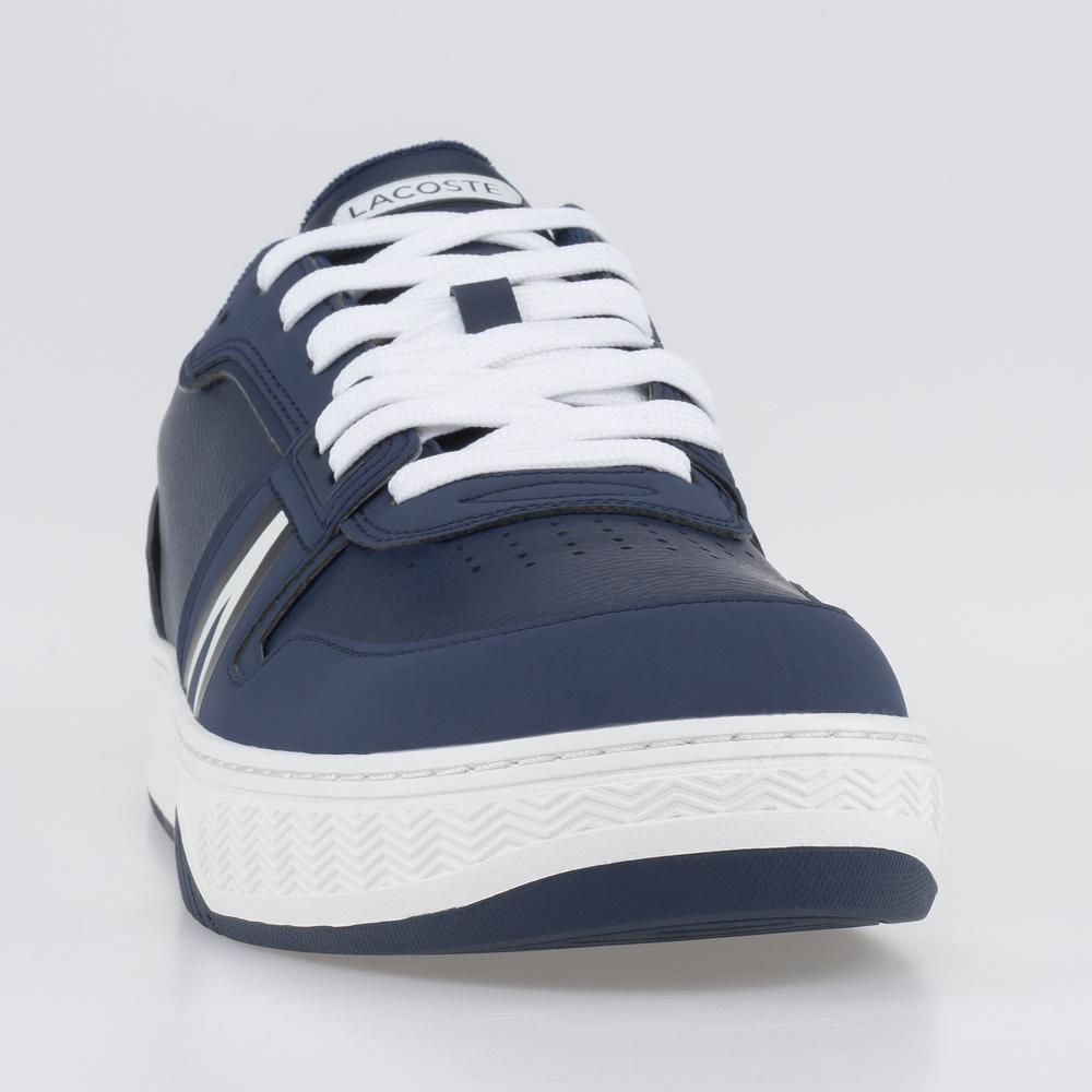 Topánky Lacoste Leather Colour-Pop Trainers 743SMA0075-092 - tmavomodré