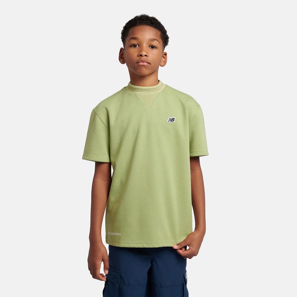 Detské tričko New Balance LAKB0191EEN - zelené