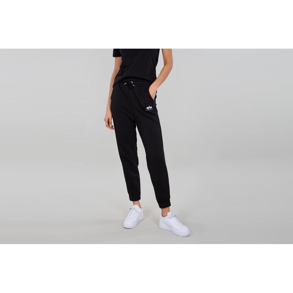 Dresové nohavice dámske Alpha Industries Basic Jogger SL 11605103 - čierne