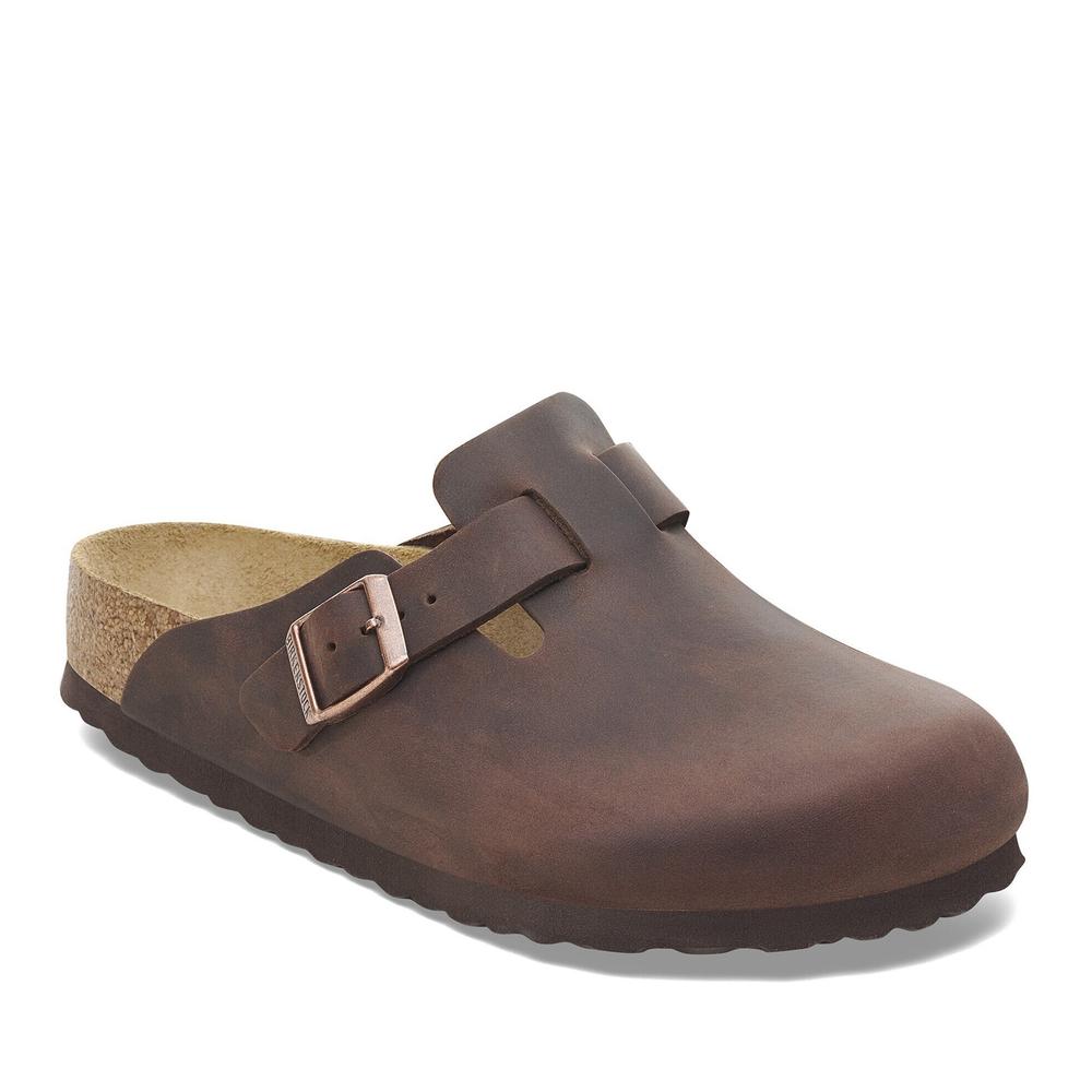 Klapky unisex Birkenstock Boston SFB 159711 - hnedé