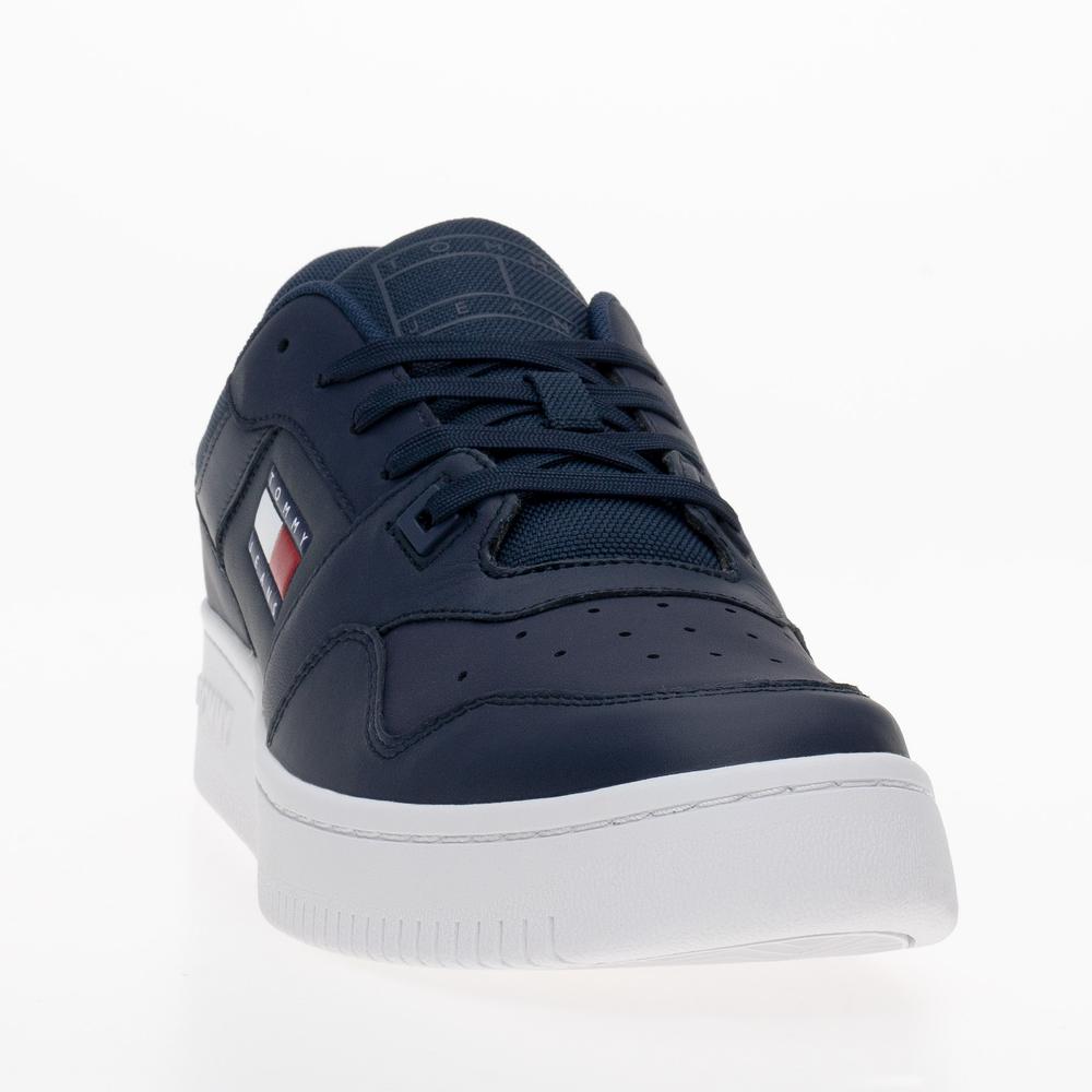 Topánky Tommy Jeans Retro Basket EM0EM00955-C87 - modré