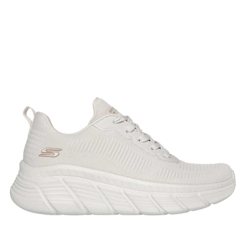Dámske topánky Skechers Bobs Sport B Flex Hi Flying Hi 117385OFWT - biele