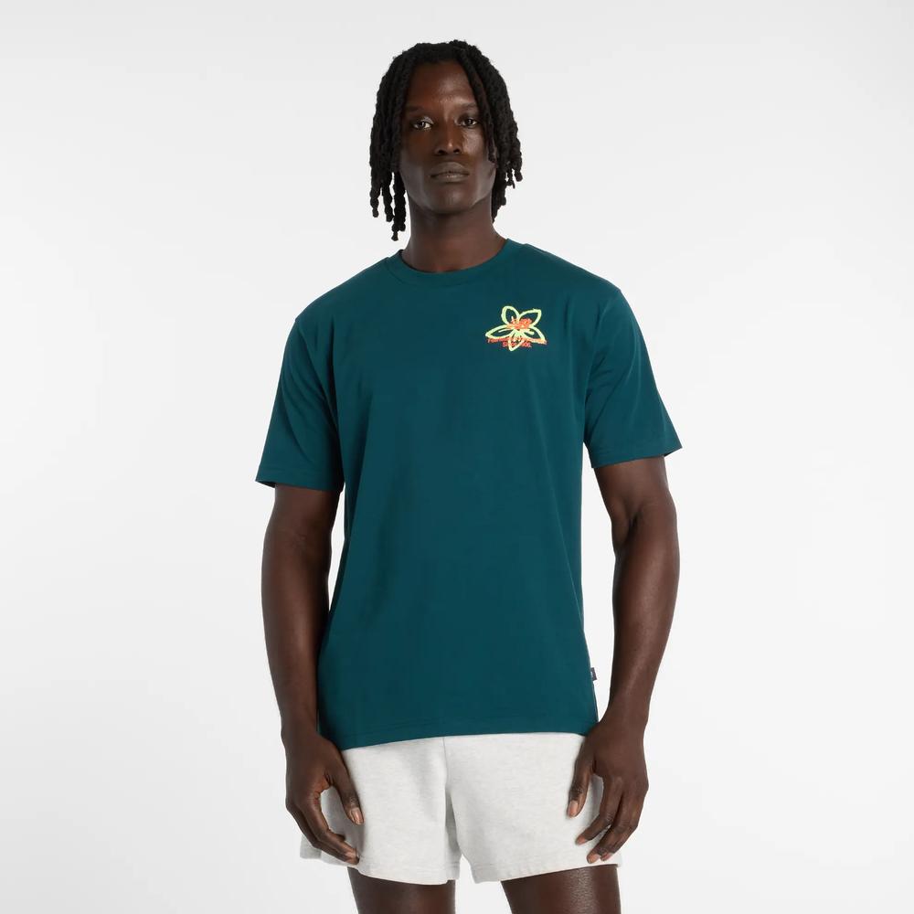 Pánske tričko New Balance MT61T0QMAAV - zelené