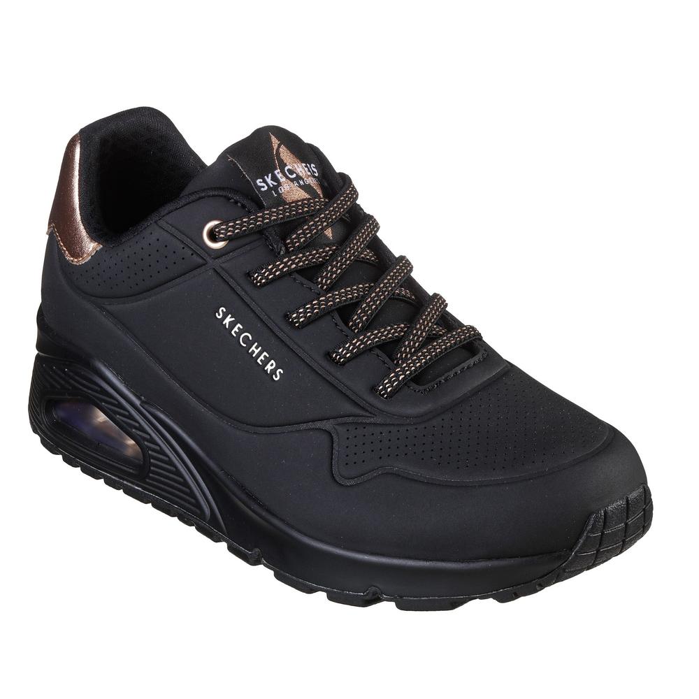 Topánky Skechers Uno Shimmer Away 155196BBK - čierne