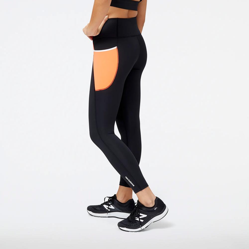 Dámske nohavice New Balance WP21112NDF - čierne