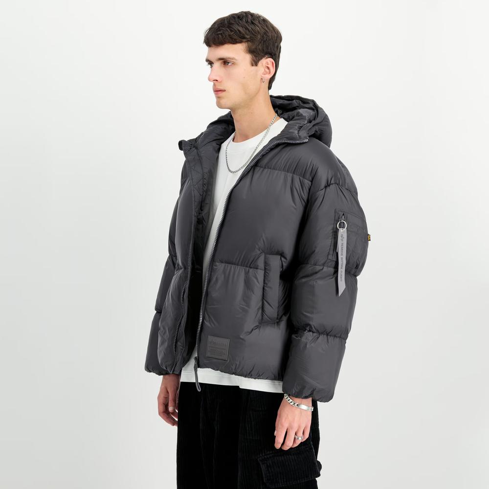 Bunda Alpha Industries Cloud Puffer Bomber 148130684 - šedý