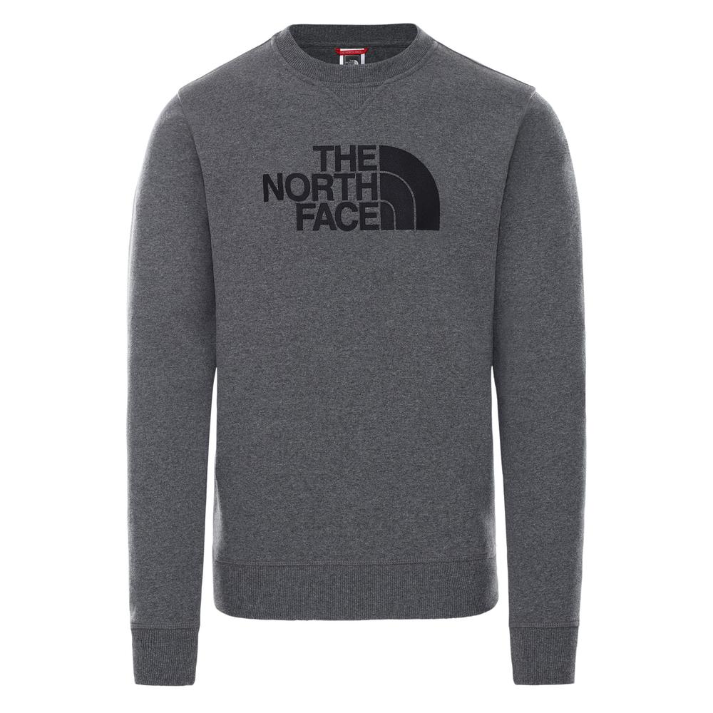 Blúza The North Face Drew Peak Crew 0A4SVRGVD1 - šedý