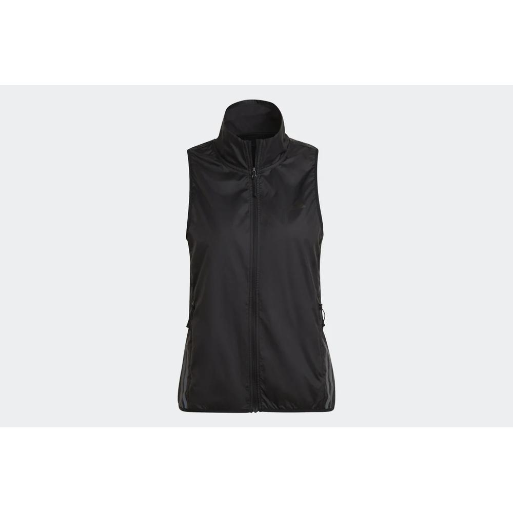 Vesta adidas Run Icon 3-Stripes Running Wind Vest H56805 - čierne