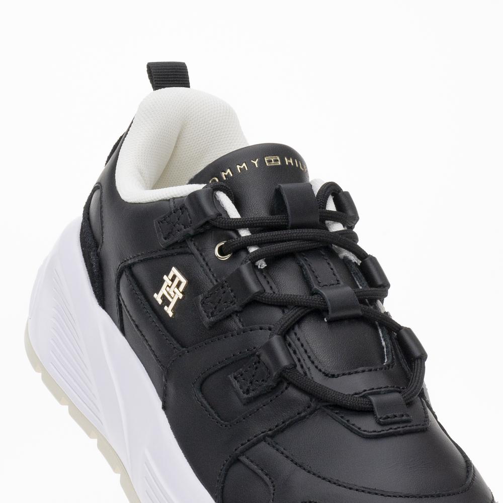 Topánky Tommy Hilfiger Premium Runner FW0FW07340-BDS - čierne