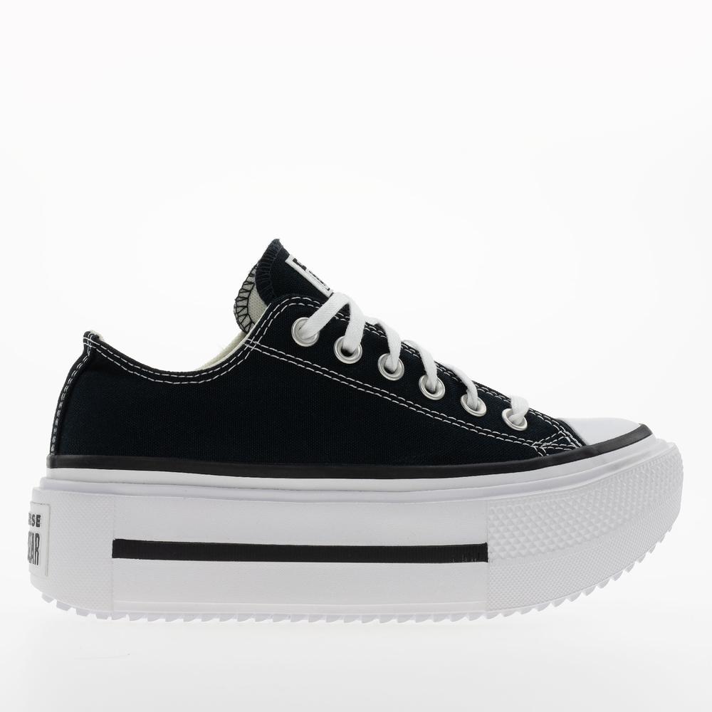Dámske topánky Converse Chuck Taylor All Star Lift Platform Leather A15490C - čierne