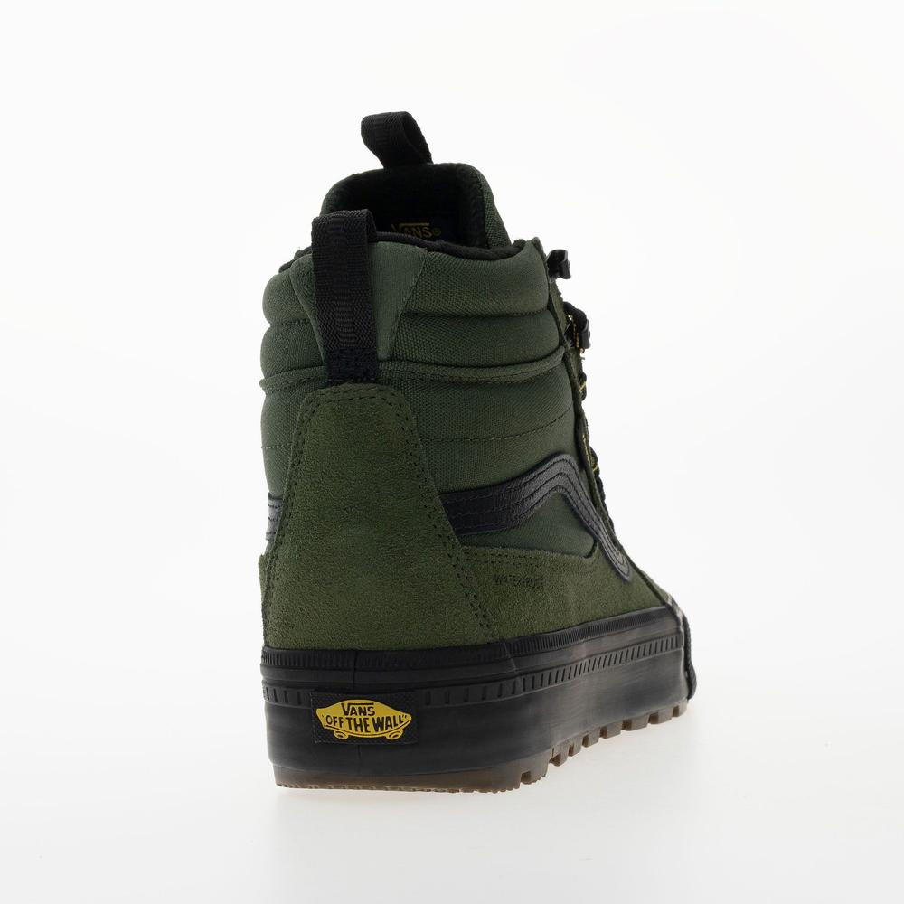 Pánske topánky Vans SK8-Hi Waterproof Insulated VN000DAQ2031 - zelené