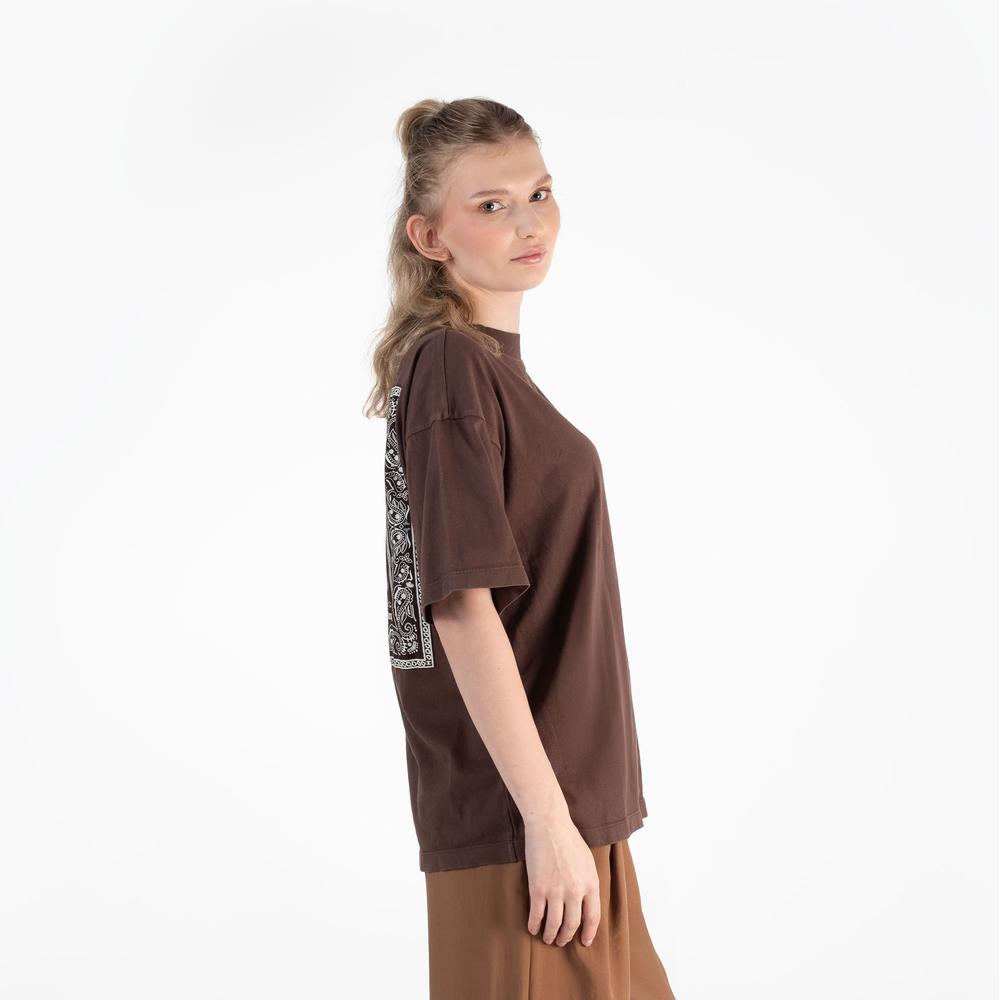 Tričko Champion Crewneck 117449-MS563 - hnedé