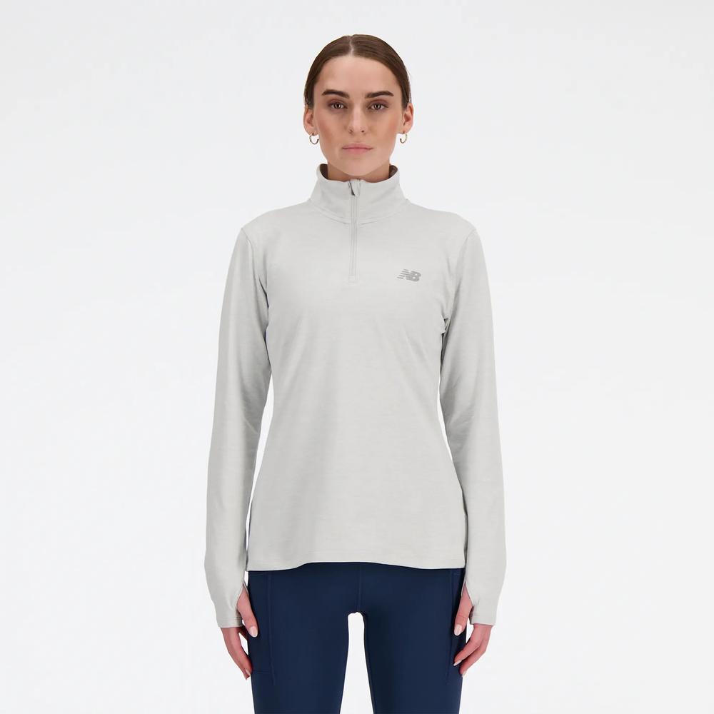 Dámska mikina New Balance WT41150AHH - šedý