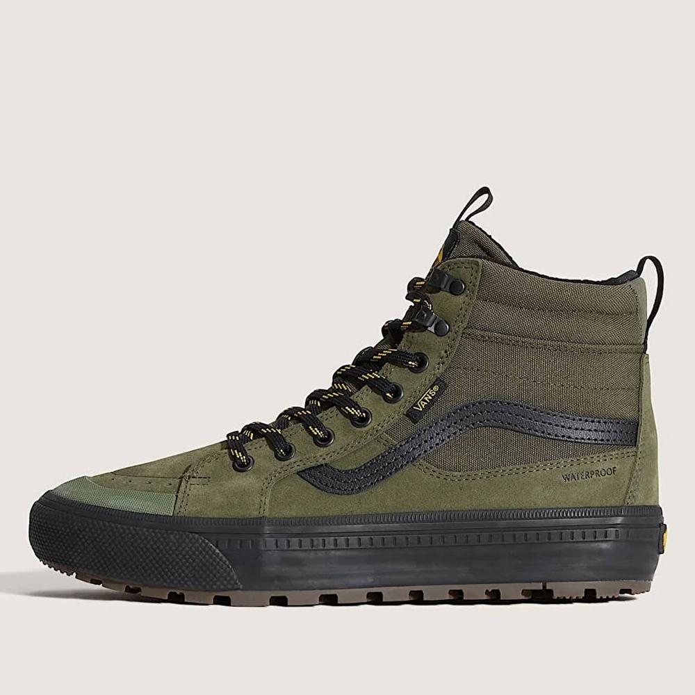 Dámske topánky Vans SK8-Hi Waterproof VN000DAQ2031 - zelené