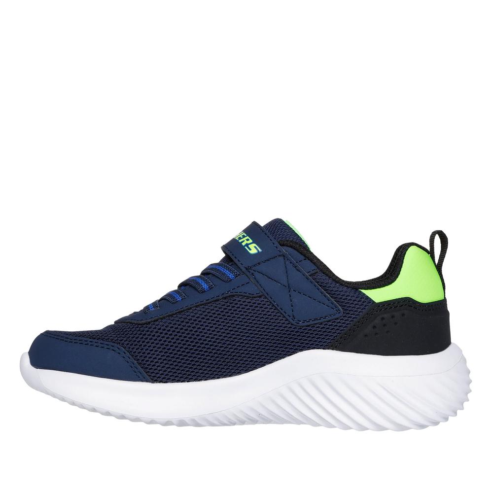 Detské topánky Skechers Bounder Tech Ultravoid 403723LNVLM - tmavomodré
