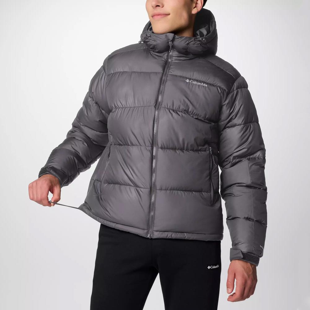 Mužský bunda Columbia Pike Lake II Hooded 2050931025 - šedý