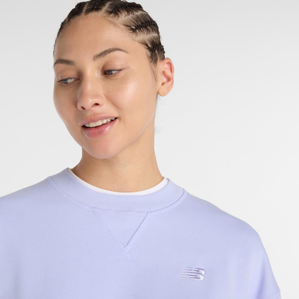 Dámska mikina New Balance WT41500DYK - fialové