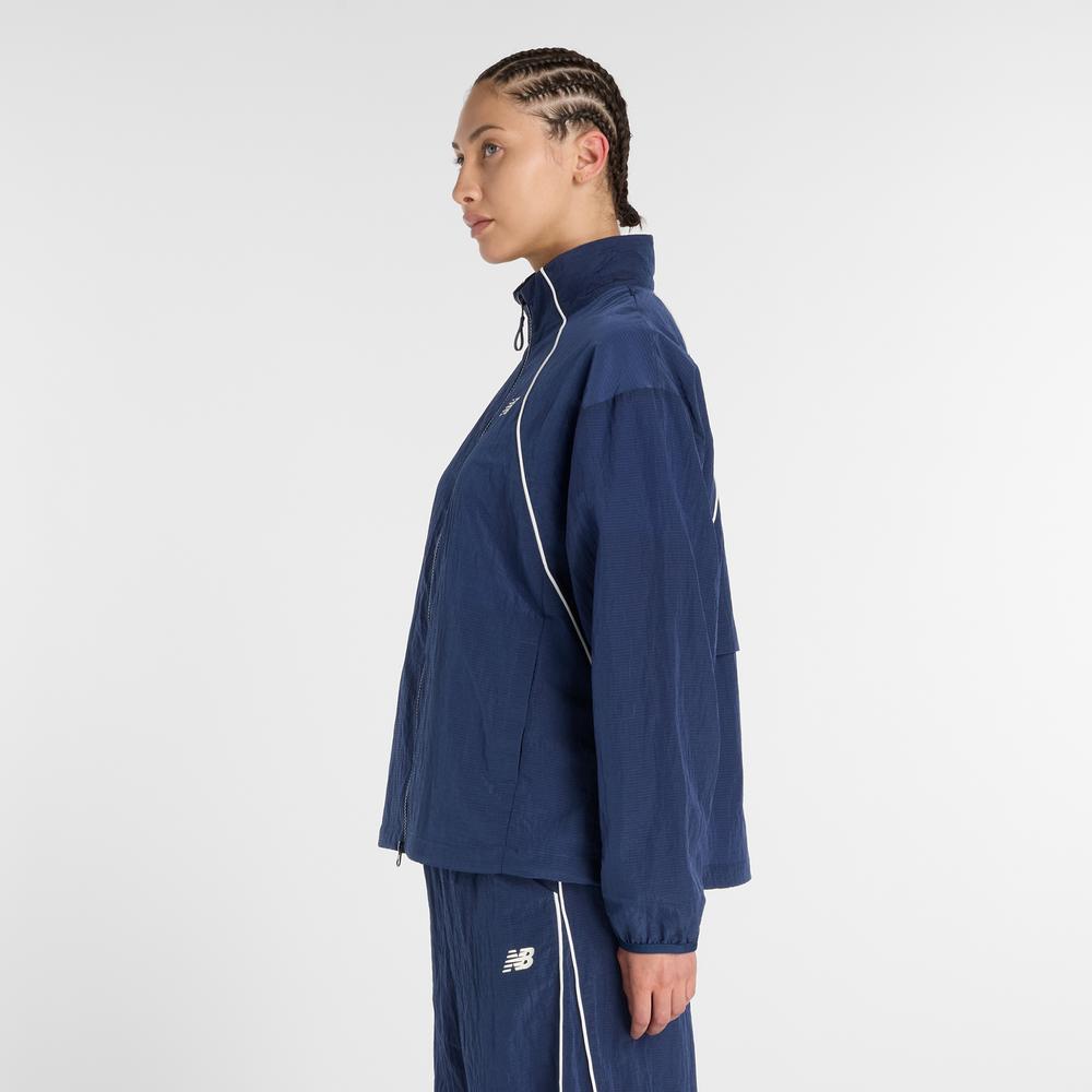 Dámská bunda New Balance WJ6113KSNNY - tmavomodré