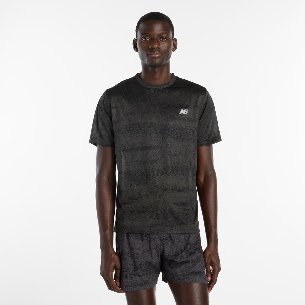 Pánske tričko New Balance MT61G4S7BGR - čierne