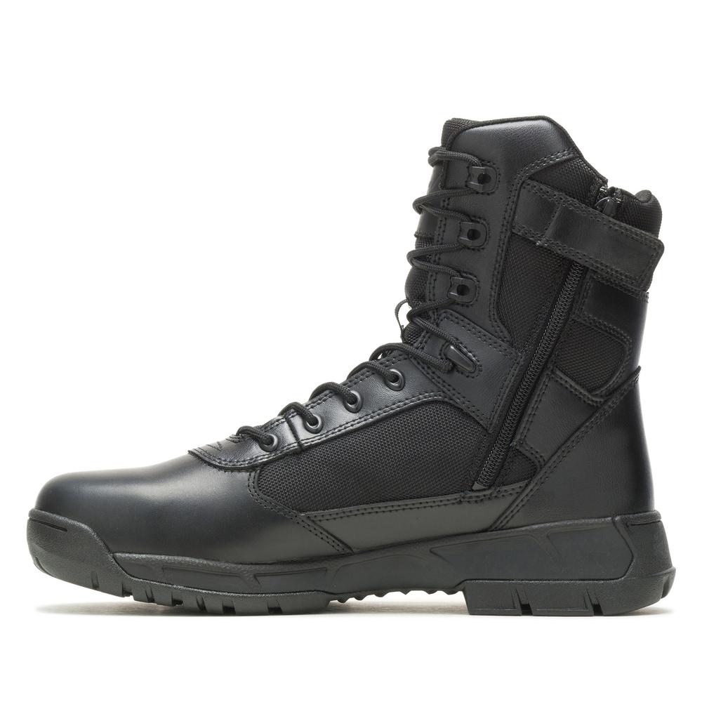 Topánky Bates Tactical Sport 2 Tall Side Zip E03180EN - čierne