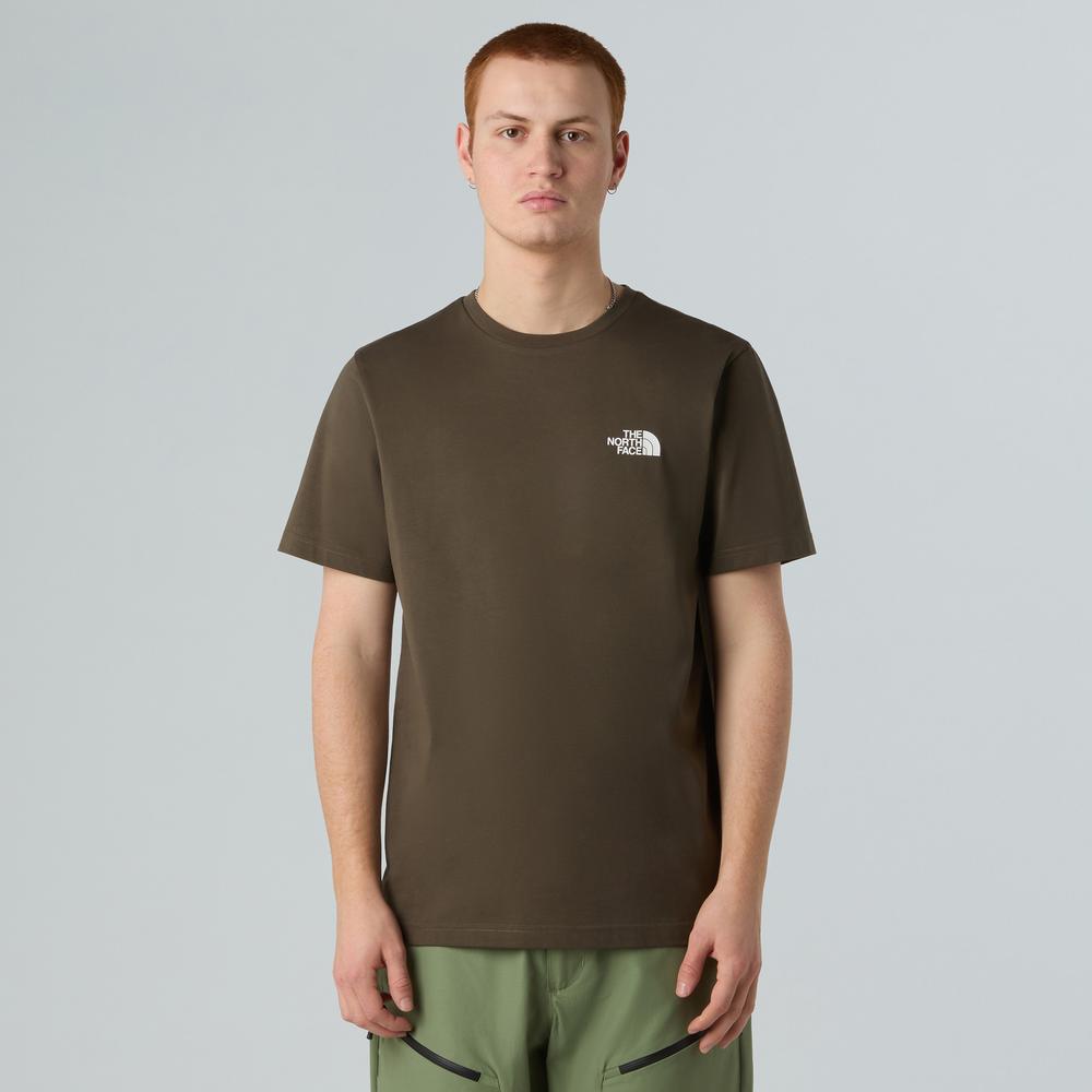 Tričko The North Face Simple Dome 0A87NG21L1 - zelené