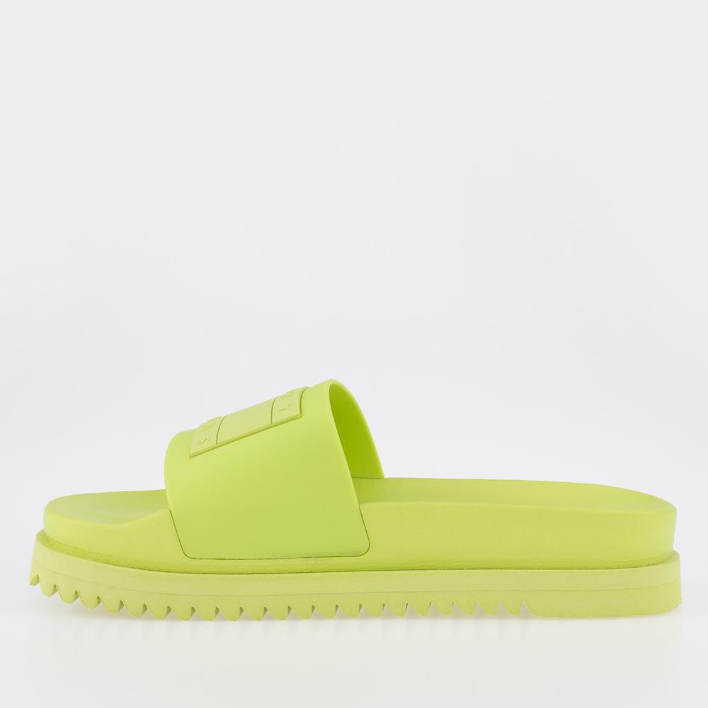 Klapky Tommy Jeans Elevated Flatform EN0EN02110-MSA - zelené
