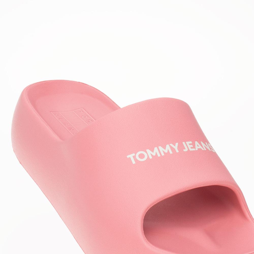 Klapky Tommy Jeans Chunky Flatform Pool Slides EN0EN02454-TIC - ružové