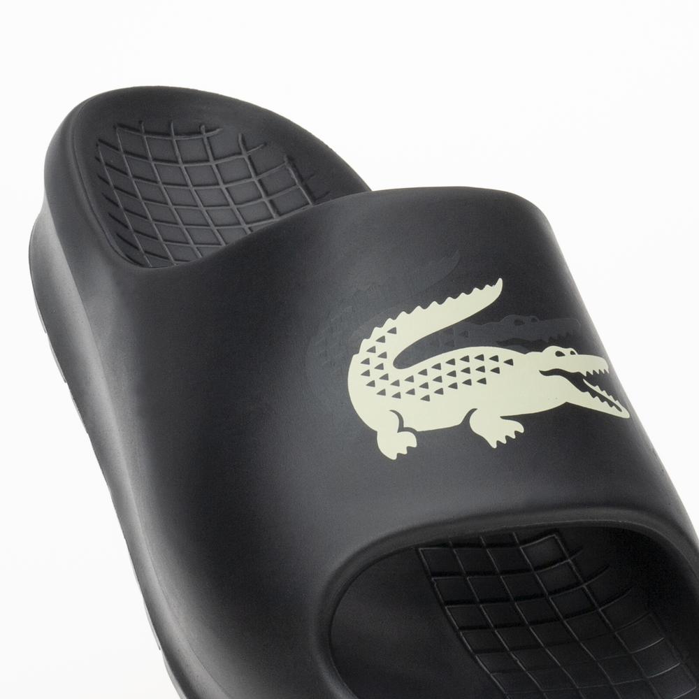 Klapky Lacoste Croco 2.0 Eco 123 745CMA0005-454 - čierne