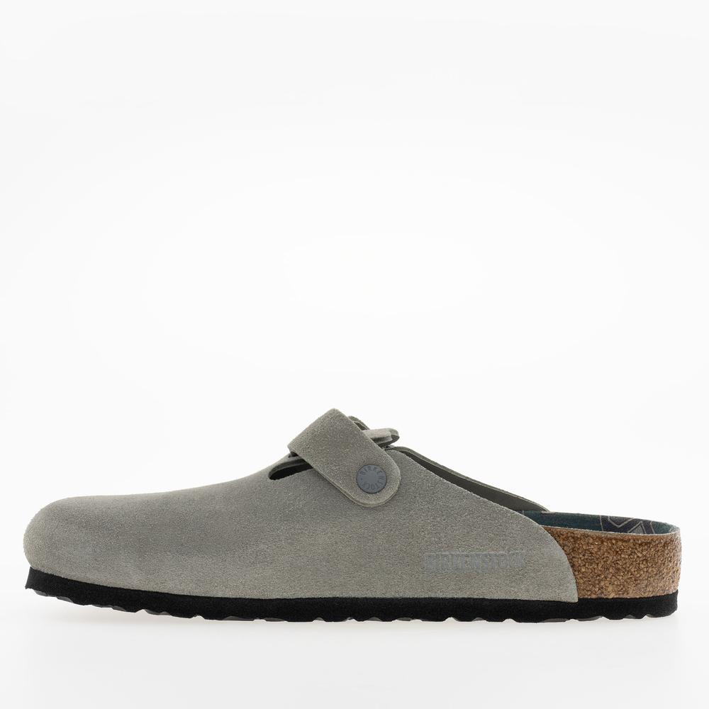 Klapky unisex Birkenstock Boston BS 1030622 - šedý