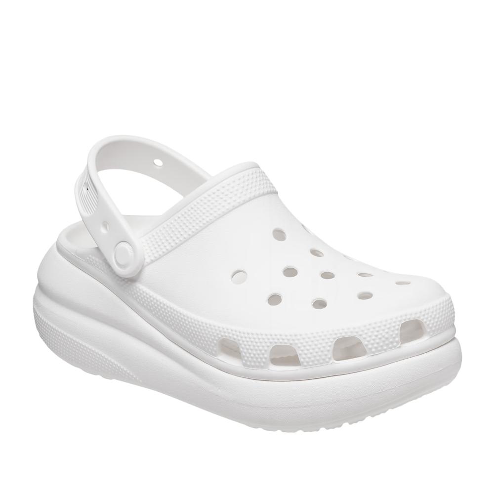 Klapky Crocs Classic Crush Clog 207521-100 - biele