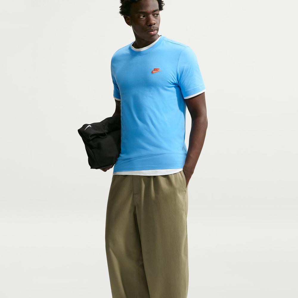 Tričko pánske Nike Sportswear Club AR4997-497 - modré