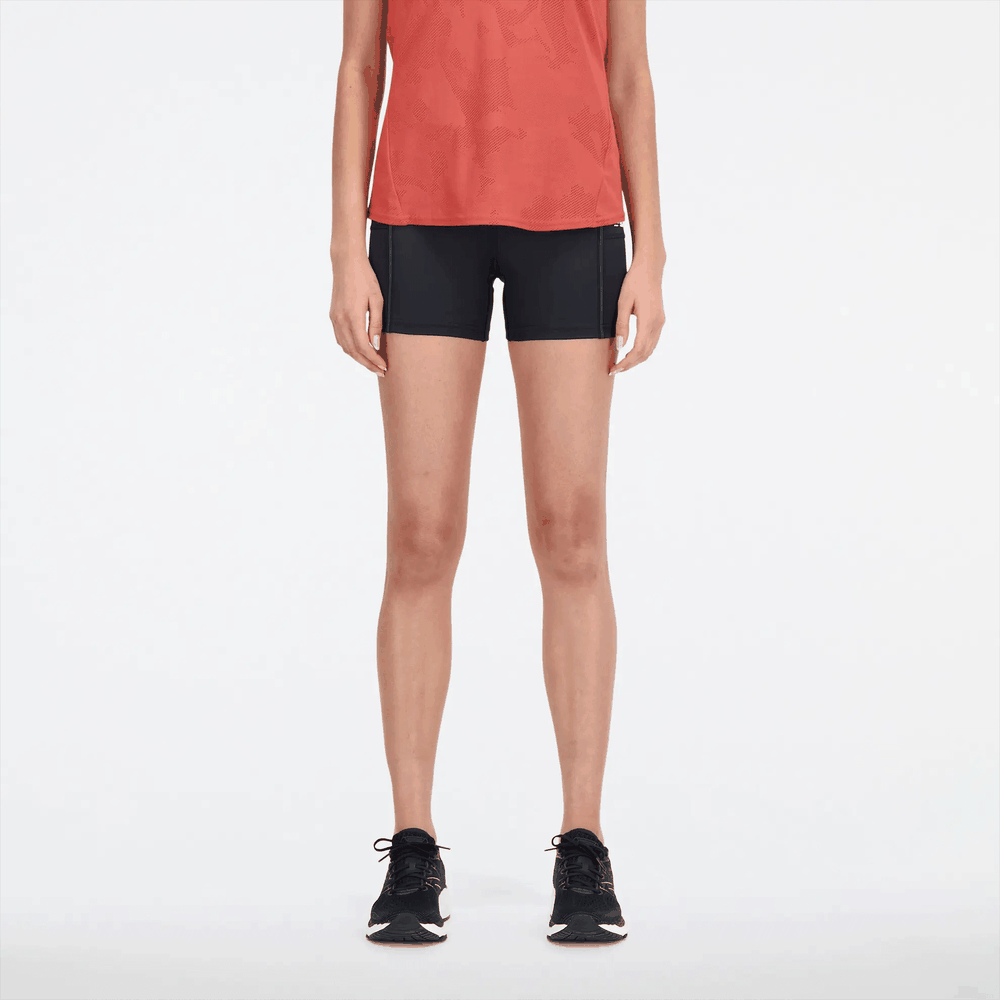 Dámske šortky New Balance WS33283BK - čierne