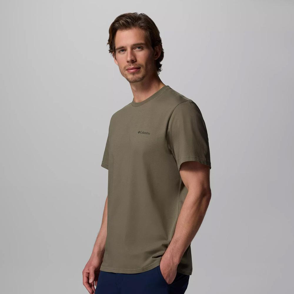 Mužský tričko Columbia CSC Basic 2154991397 - zelené