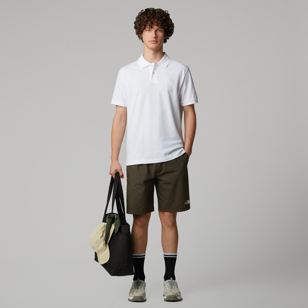 Tričko The North Face Essential Regular Polo 0A8C1PFN41 - biele