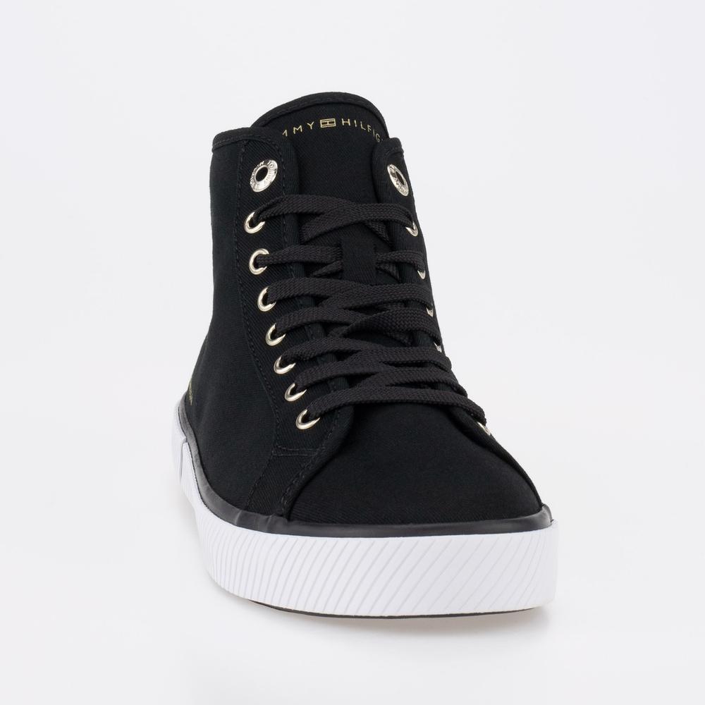 Topánky Tommy Hilfiger Essential Highcut FW0FW07247-BDS - čierne