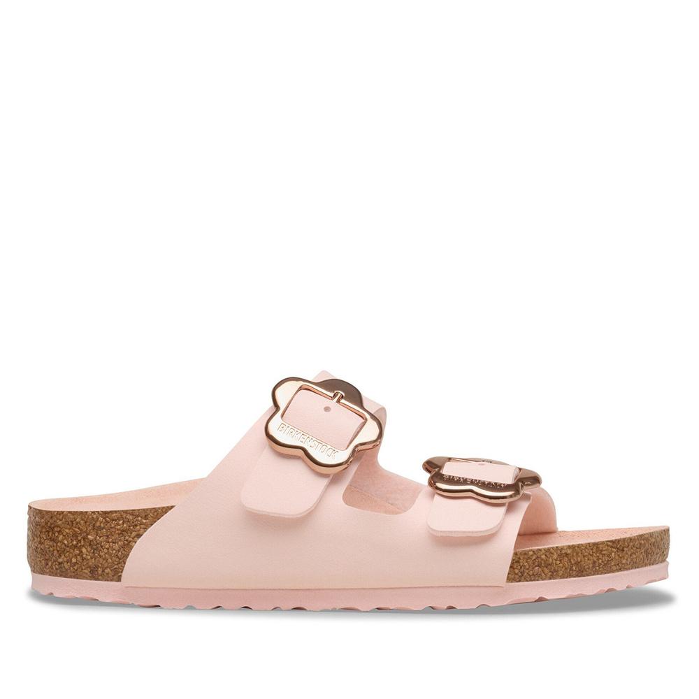 Klapky mládež Birkenstock Arizona Flower Buckle 1031703 - ružové