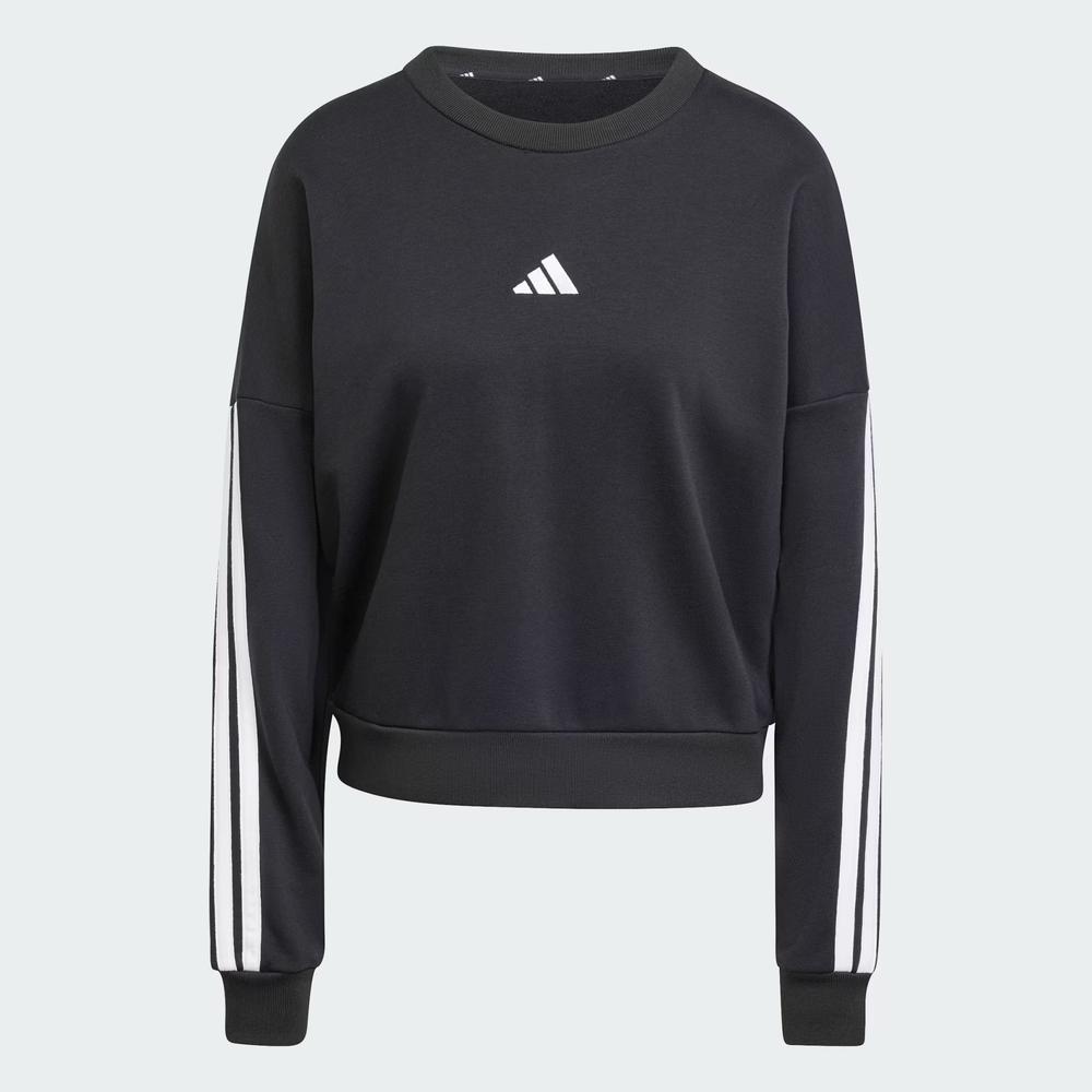 Dámská blúza adidas Sportswear Essentials 3-Stripes French Terry JE0016 - čierne