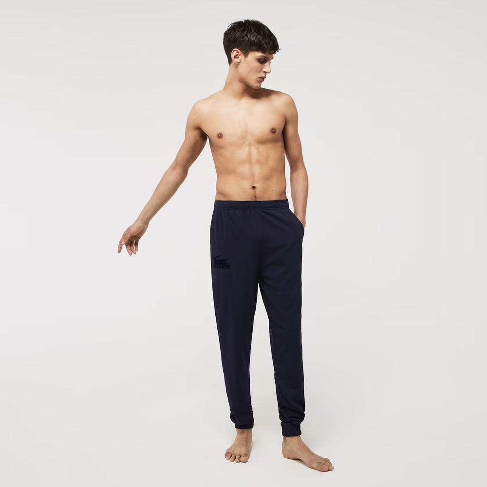 Nohavice Lacoste Loungewear Shell 3H5422-423 - tmavomodré